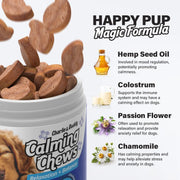 Calming Soft Chews for Dog Anxiety Relief with Chamomile and Valerian, 90ct