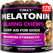 Melatonin Anxiety Relief Calming Soft Chews for Dogs, 170 Count