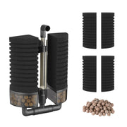 Carefree Fish Aquarium Filter Sponge with Ceramic Balls for Fresh & Saltwater Tanks