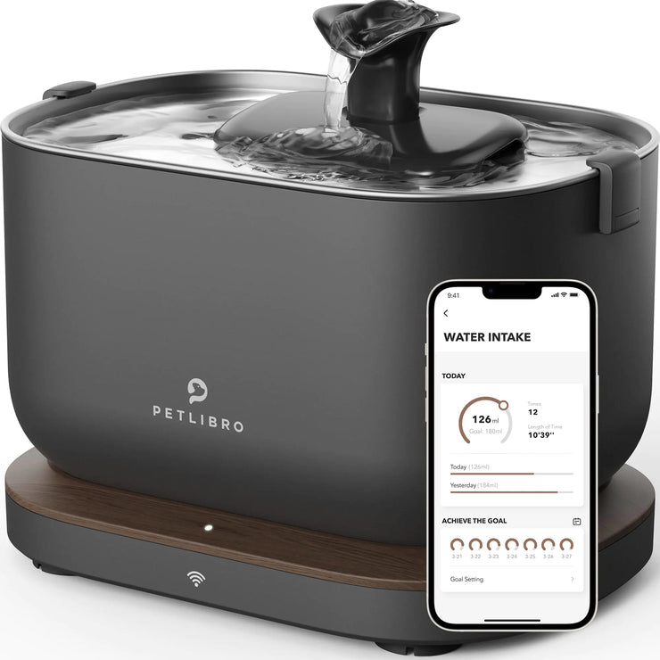 PETLIBRO Dockstream smart cat water fountain with app monitoring