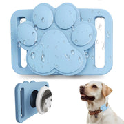Airtag Dog Collar Holder Airtag Dog Holder for Collar Airtag Holder for Cat Collar Cat Collar Airtag Holder Protective Dog AirTag Holder - Track Your Pet Using Apple AirTag Technology (blue)