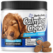 Calming Soft Chews for Dog Anxiety Relief with Chamomile and Valerian, 90ct