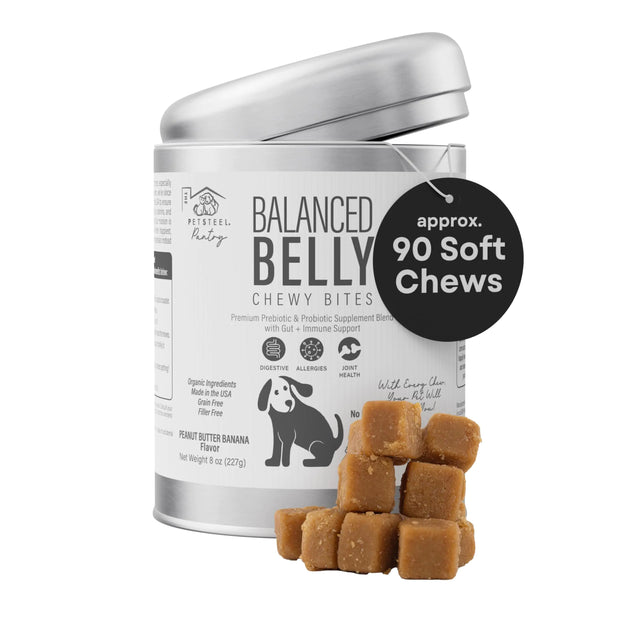 Balanced Belly Probiotic Digestive Health Soft Chews for Dogs, 90ct