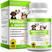 Probiotic Digestive Enzyme Soft Chews for Dogs, 180 Count