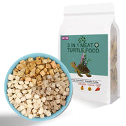 BNYEE 3-in-1 Freeze-Dried Turtle Treats – Chicken, Duck & Fish, 8 OZ Pack