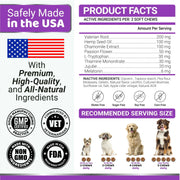 Melatonin Anxiety Relief Calming Soft Chews for Dogs, 170 Count